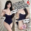 Pure & Alluring Bodysuit Swimwear - Sheer Milk Silk Tight-Fit Sexy One-Piece Deadstock Style