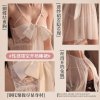 Lace Sensual Sleepwear Set - Sexy Underwire Push-Up Lounge Set for Small Bust Women