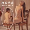 Night Love Sensual Lace Bodysuit for Women – Sheer Mesh One-Piece with Matching Thigh-High Stockings
