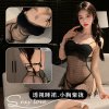 Seductive Lace Sheer Bodysuit for Women - Sexy See-Through Mesh Lounge Set, Pure Temptation Home Wear