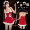 Sexy Christmas Lingerie Dress - Naughty Holiday Sleep Gown, No-Remove Seductive Nightwear for New Year & Cosplay