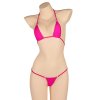 Sexy Lace Bondage Lingerie Set for Women – Ice Silk Sheer Bikini Bra & Panty Outfit