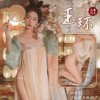 Wangchunshan Plus Size Hanfu Sleep Set – Vintage-Inspired Sheer Silk-Look Sleep Dress & Ancient Chinese Bodice Outfit