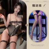 Black + black stockings + 023 black