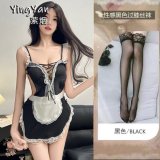 0945 Black + Black Stockings
