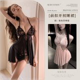 10017 Black + Slip Dress