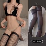 Black + black stockings