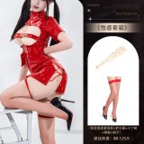 Set 2108 (Red) + [W1 Red Fishnet Stockings + Hand Patter]