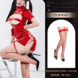 Set 2108 (Red) + [W1 Red Fishnet Stockings]