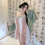 2497-Rainbow Feather Robe