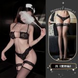 Black + black stockings