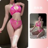 2609 Rose Red ◆ Alluring Web Design ◆ [Bra + Panties Set]