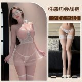 White + white stockings