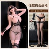 Black + black stockings
