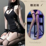 Black + Black Fishnet Stockings