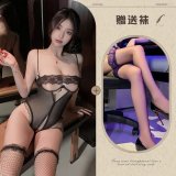 Black + black stockings