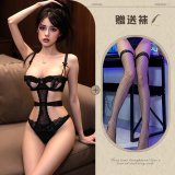 Black + Black Fishnet Stockings