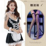 392 plus black fishnet stockings