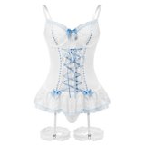White and blue (3-piece set)