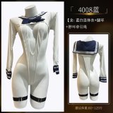4008 Blue Set [Includes blue and white bodysuit + leg rings]