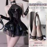 4076 Black Little Devil [+S1 Black Stockings]