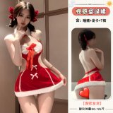 4304 Christmas Uniform [Nightgown + Hair Clip + T-shirt]