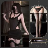 Black + Black Fishnet Stockings