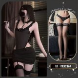 Black + black stockings