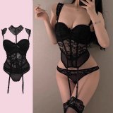 Black + black stockings
