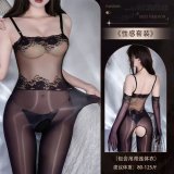 4561 Black [Glossy Bodysuit]