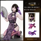 4637 Purple Set [+S1 Purple Socks + Purple Gloves + Headwear]