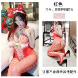 488 Single Red Mesh Bodysuit