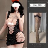 Black + Black Fishnet Stockings