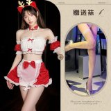 Image color + white fishnet stockings