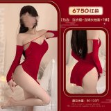 6750 Red [Dress + Arm Sleeves + T-shirt]