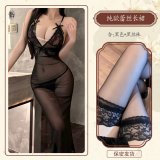 Black + black stockings