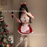 6940 Red + Bow Stockings