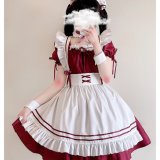 Burgundy 7-piece clothing set