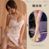 White + white stockings