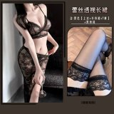 Black + black stockings
