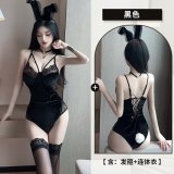 Black suit + black stockings