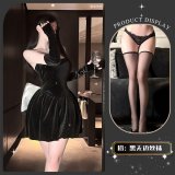 Black +8004 black stockings
