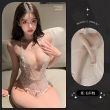 8065 White + White Open Crotch Socks
