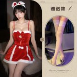 Red and white stockings