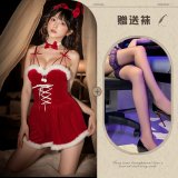 Red + Black Stockings