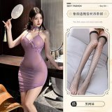 8390+ Black Fishnet Stockings