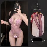 8413 Light purple + purple stockings