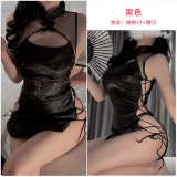 Black + Black Open Crotch Socks