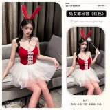 8534 Red + Matching Stockings + Puffy Skirt