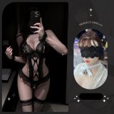 9087 Black + Black Eye Mask